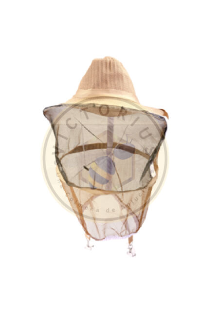 sombrero de paja ZffXH Apicultor protección apicultura sombrero redondo y velo con guantes 2 en 1 